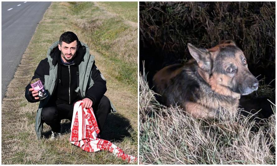 Slavonac Nikola vraća vjeru u ljude: 'Cijelu sam noć na cesti čuvao ozlijeđenog psa...'