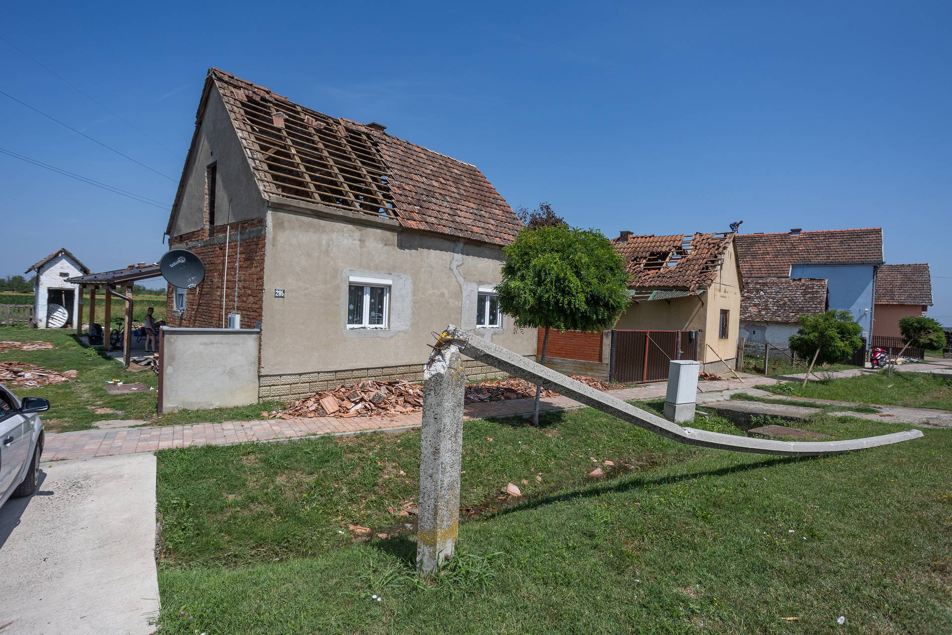 Posljedice teškog nevremena koje je poharalo Gradište