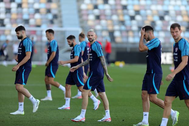 Rijeka: Trening Hrvstake nogometne reprezentacije