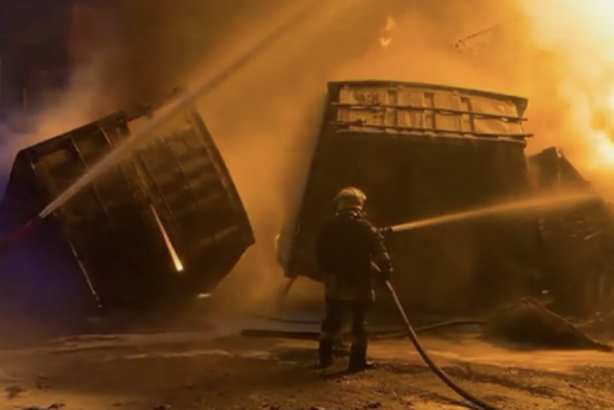 Ruski zra&ccaron;ni napad pogodio je luku u Odeskoj regiji u Ukrajini, ka&zcaron;u ukrajinski du&zcaron;nosnici