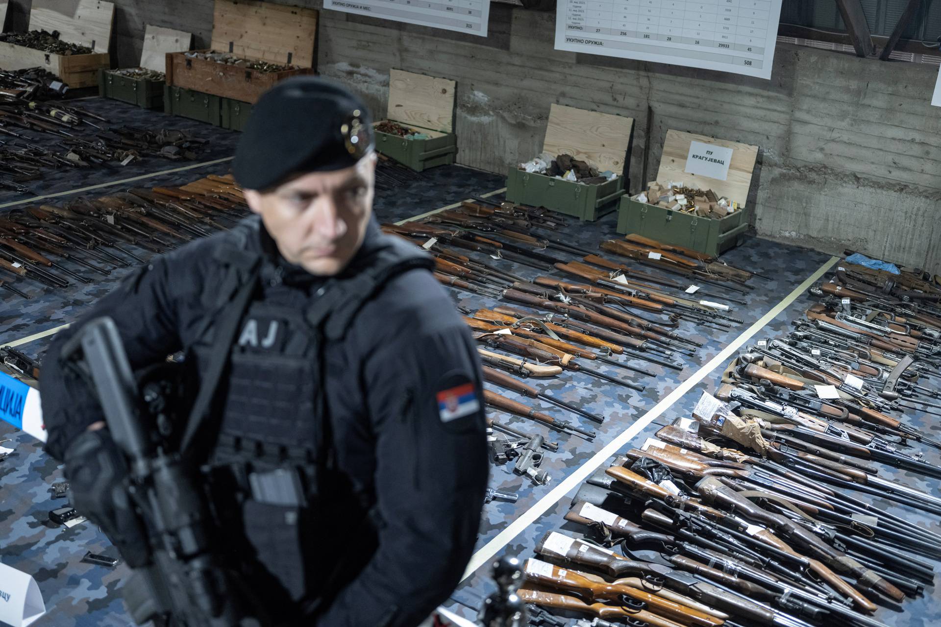 Serbia tries to crack down on illegal weapons following deadly shootings