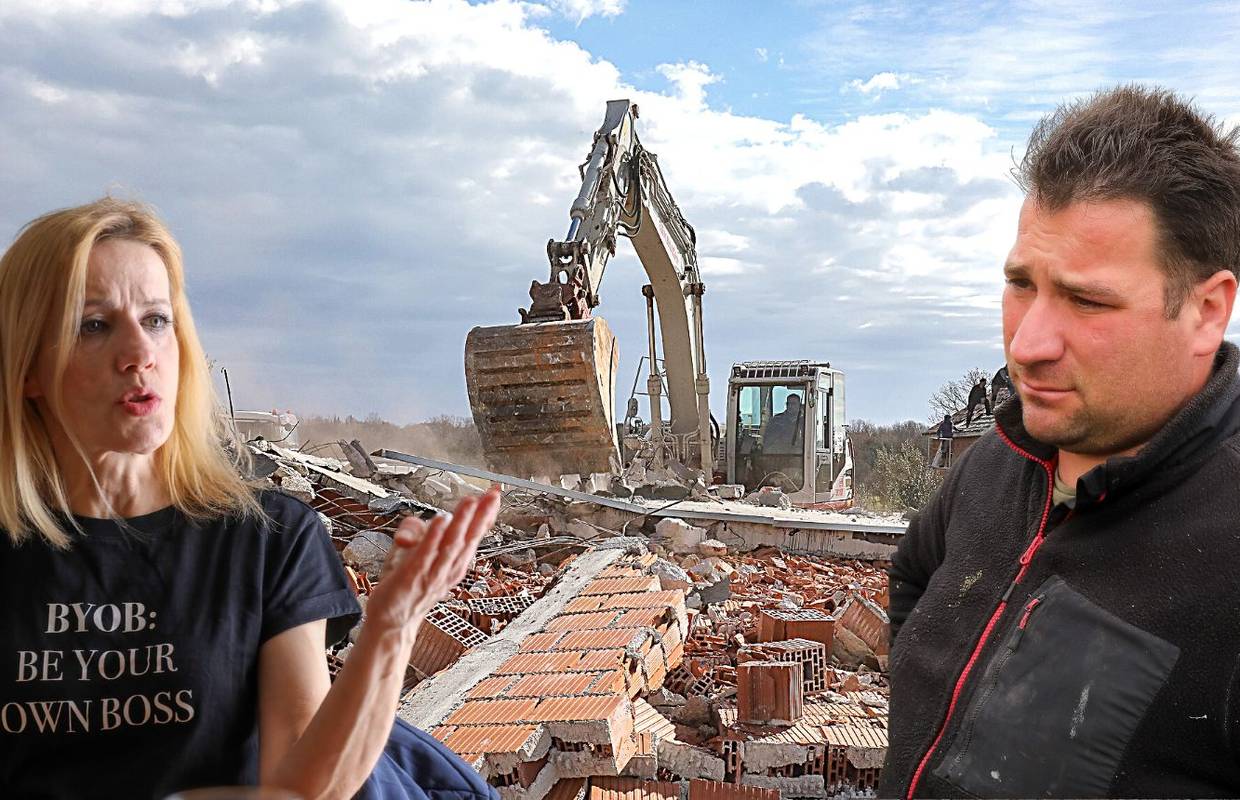 Inspekcija ruši ilegalne kuće u Istri: 'Tata, ne brini sagradit ćemo ti i ja kuću, još ljepšu'
