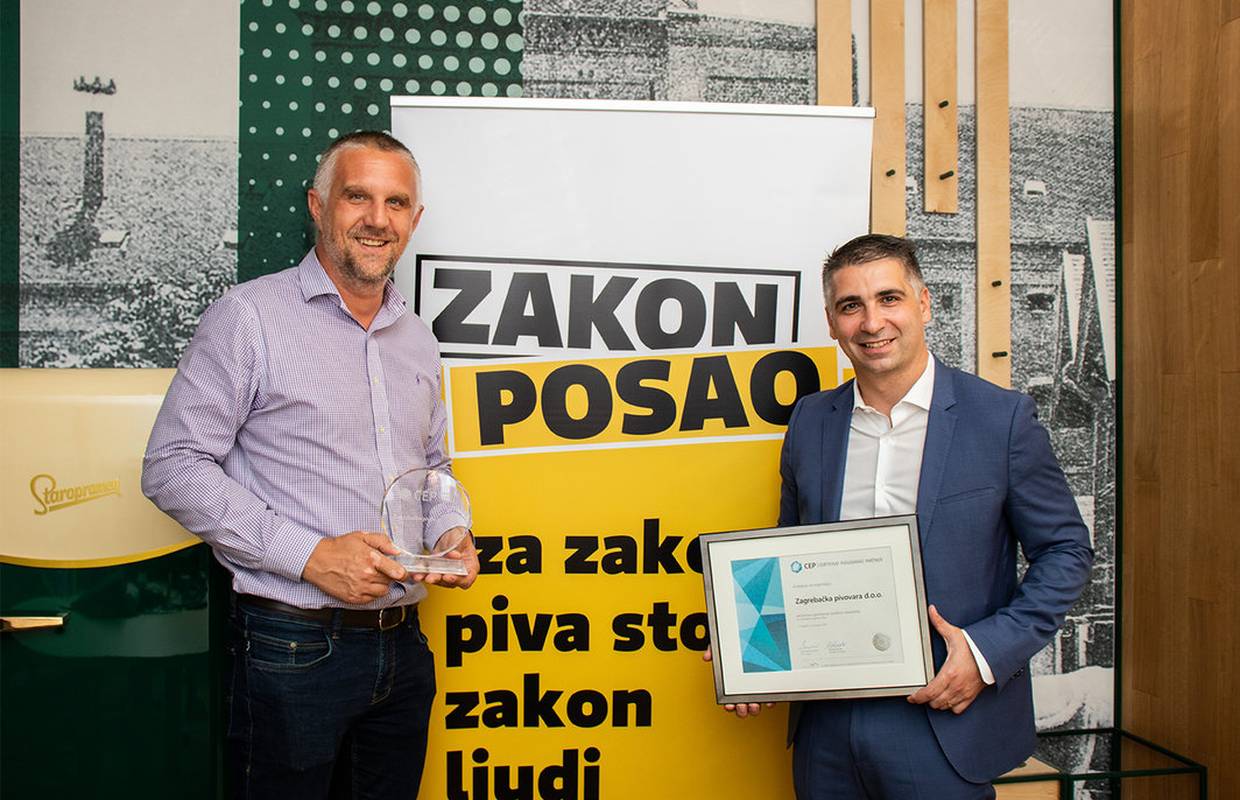 Zagrebačka pivovara na vrhu liste Poslodavaca Partnera