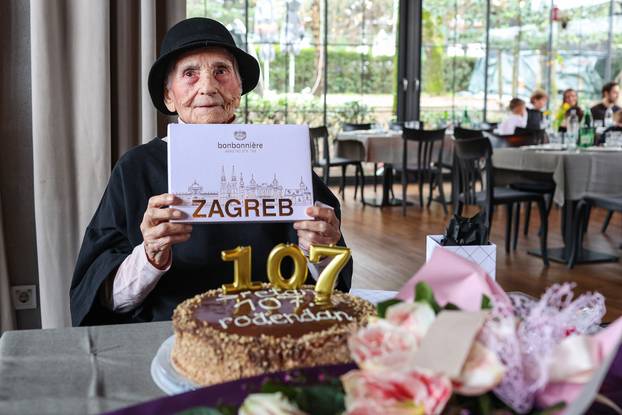 24SATA Proslava 107. ro?endana Ivke Br?i?, najstarije Zagrep?anke