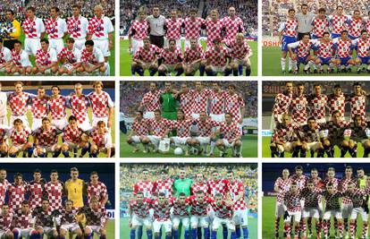 Pogledajte dresove hrvatske reprezentacije kroz povijest