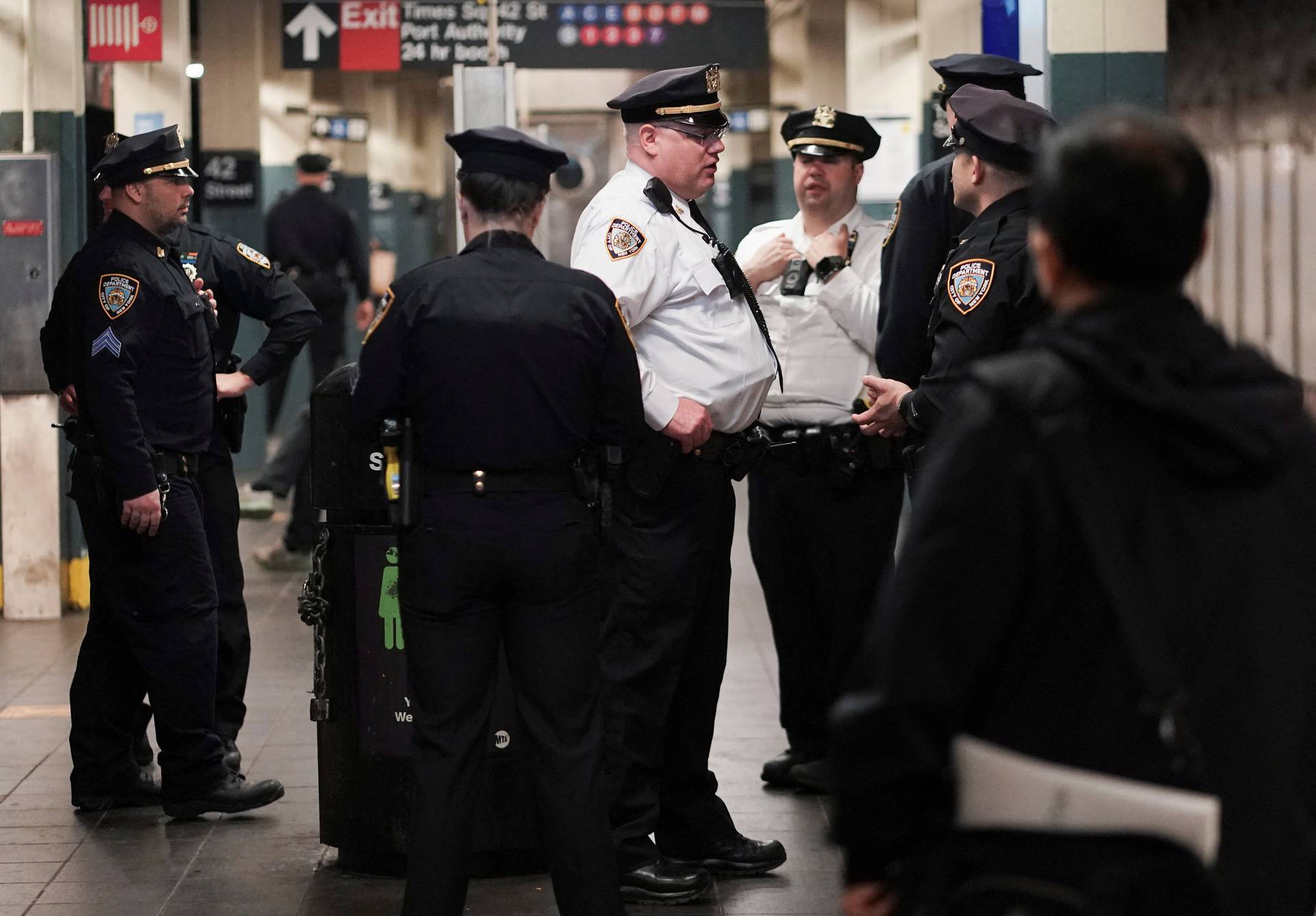 Shooting at a subway station in New York City