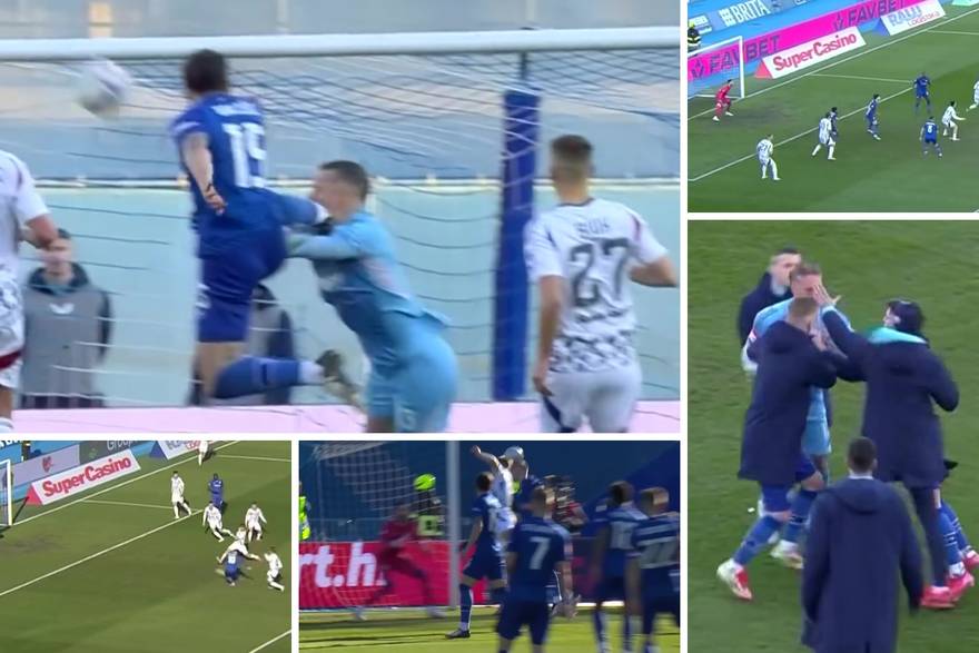 Dinamo - Hajduk 2-2 (sažetak)