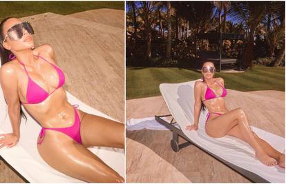 Nauljena Kim uživa u tropskom suncu i mini ružičastom bikiniju