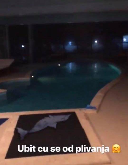 Lucija Šarić pokazala bazen od 17 metara u kojem 'topi' kile