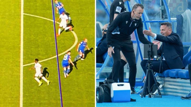 VIDEO Zbog ovoga su u Dinamu poludjeli! Pogledajte kako je VAR soba povukla linije zaleđa