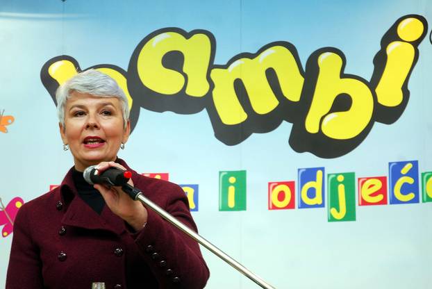 Varaždin: Premijerka Jadranka Kosor otvorila novi pogon Bambia 