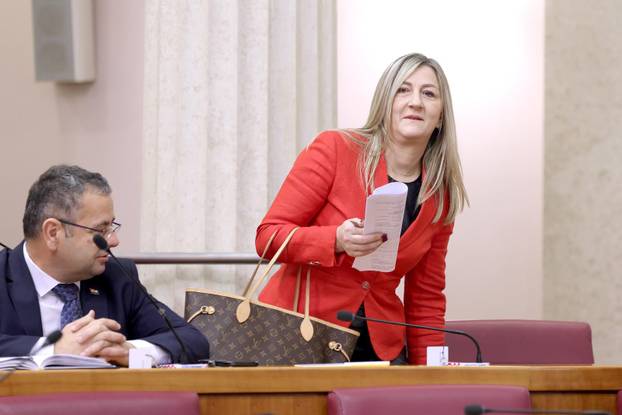 Zagreb: Dan crvenih haljina u Saboru