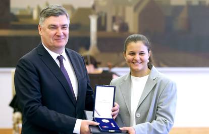 Predsjednik Zoran Milanović je odlikovao sjajnu Zrinku Ljutić