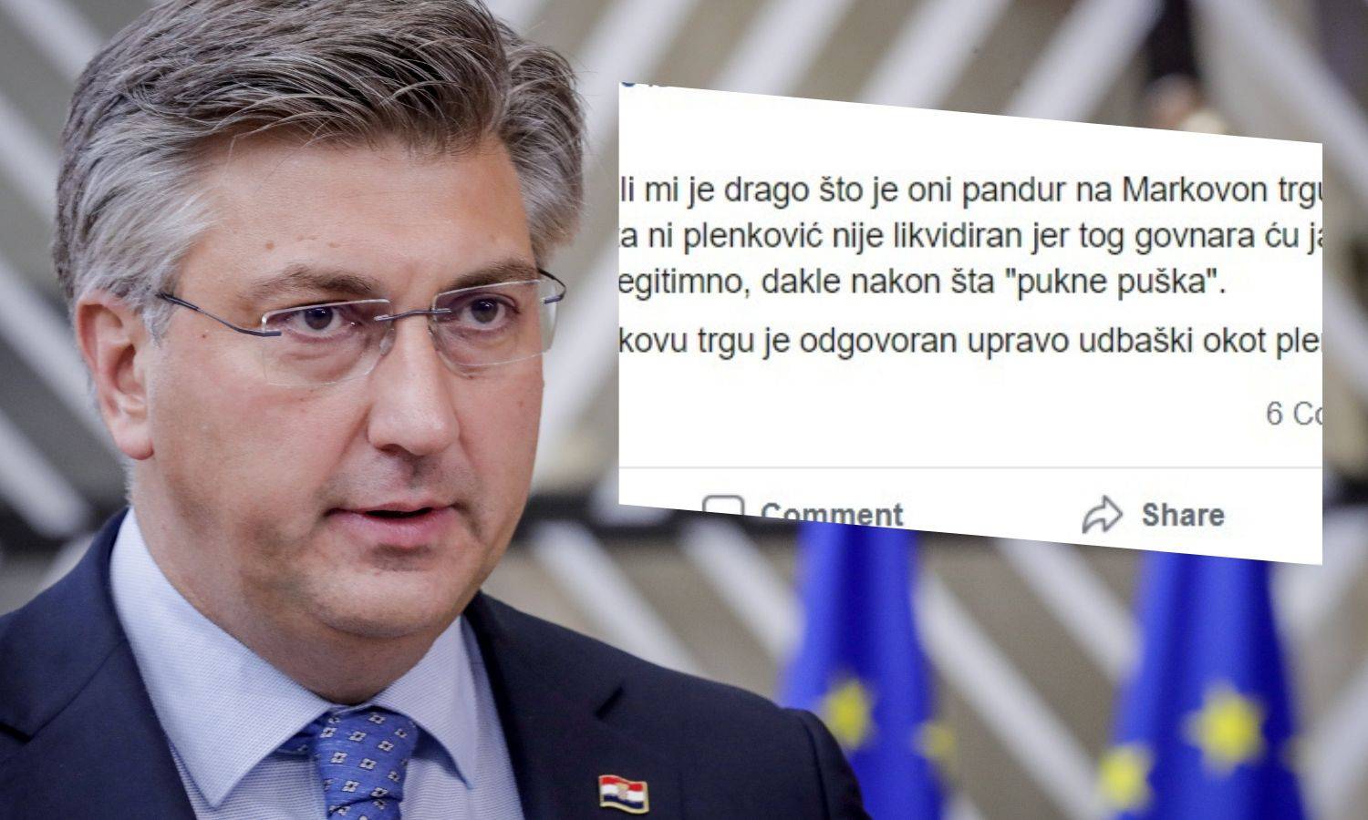 Na Faceu je prijetio Plenkoviću: "Drago mi je šta nije likvidiran, jer tog g****** ću ja rišit..."