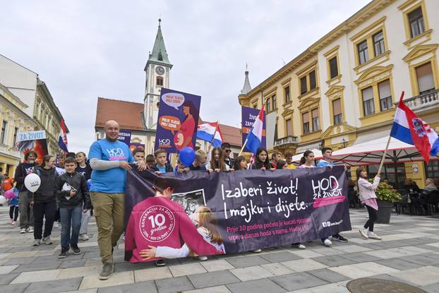 Varaždin: Hod za život, obitelj i Hrvatsku