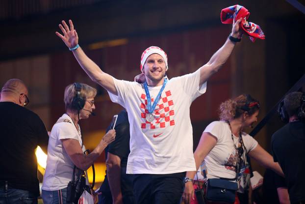 ARHIVA - 2018. Godišnjica dočeka Vatrenih nakon osvajanja srebrne medalje na SP-u u Rusiji