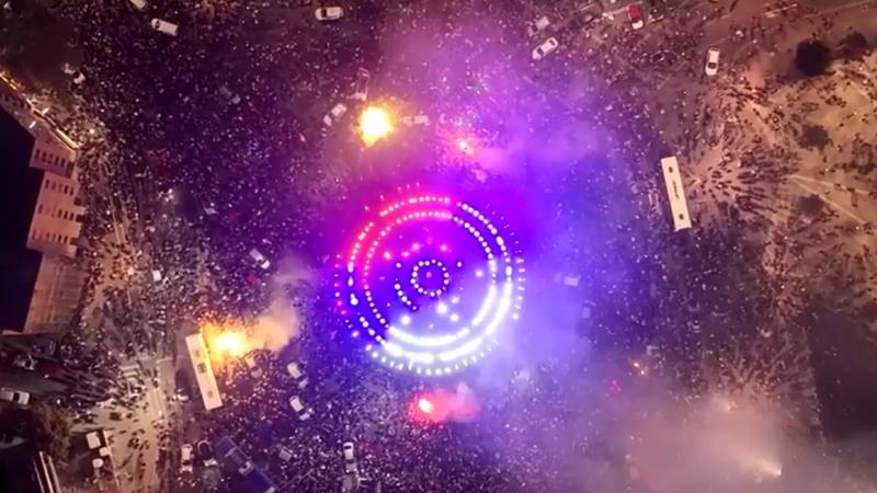 SNIMKA IZ ZRAKA Beograd eruptirao nakon Vučićeva poraza: 'Pobjeda! Gotov je!'