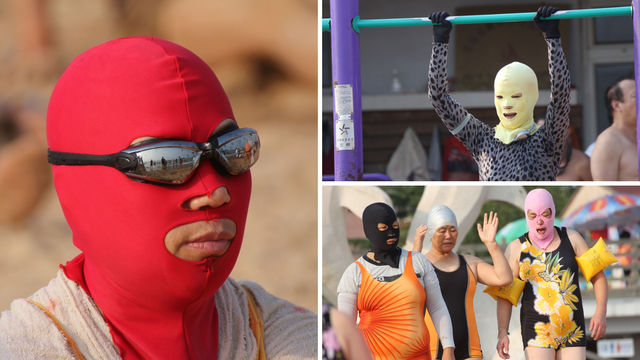 FOTO Ova bizarna maska stiže iz Kine i hit je na plažama. Biste li je i vi nosili za zaštitu od sunca?