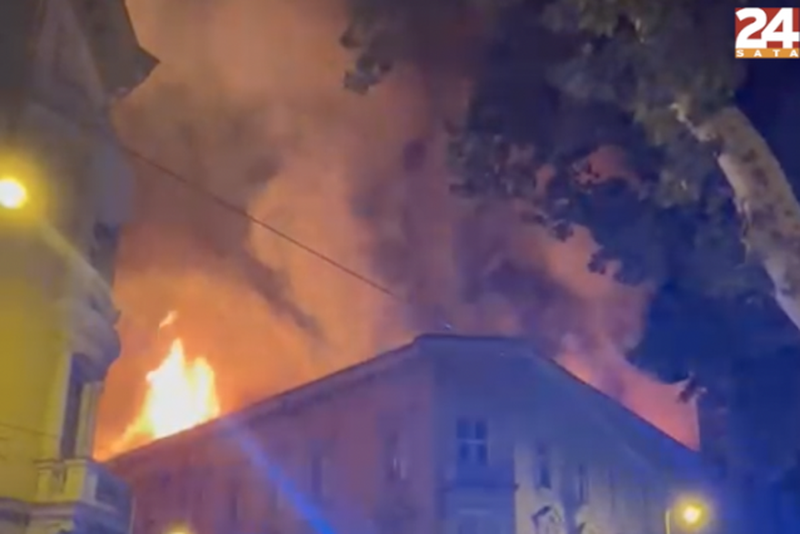 Vatrogasci uspjeli lokalizirati veliki požar u centru Zagreba