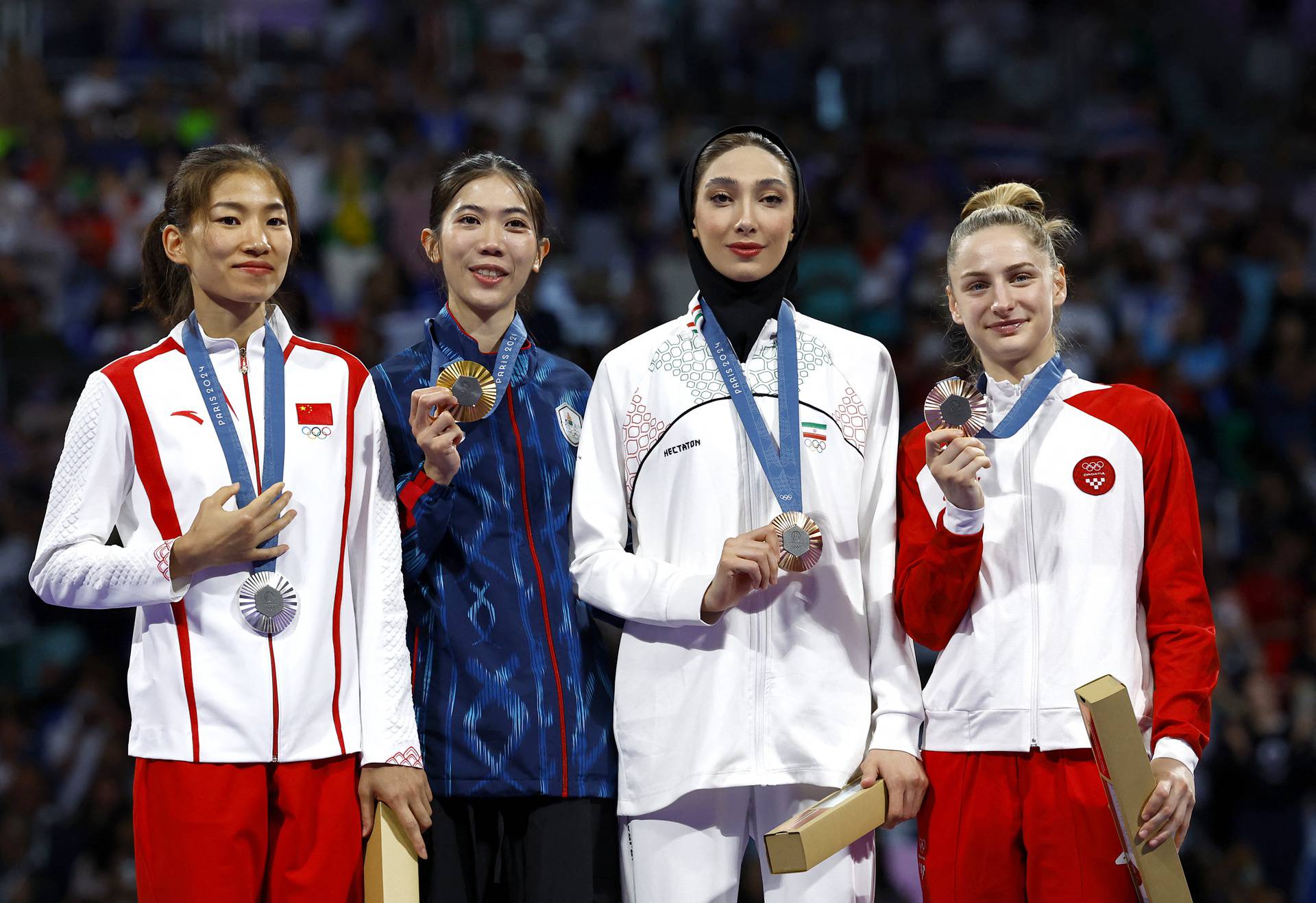 Taekwondo - Women -49kg Victory Ceremony