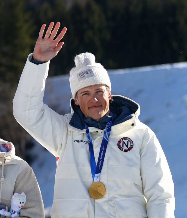 Cross-Country Skiing - Men's 4 x 7.5km Relay Victory Ceremony