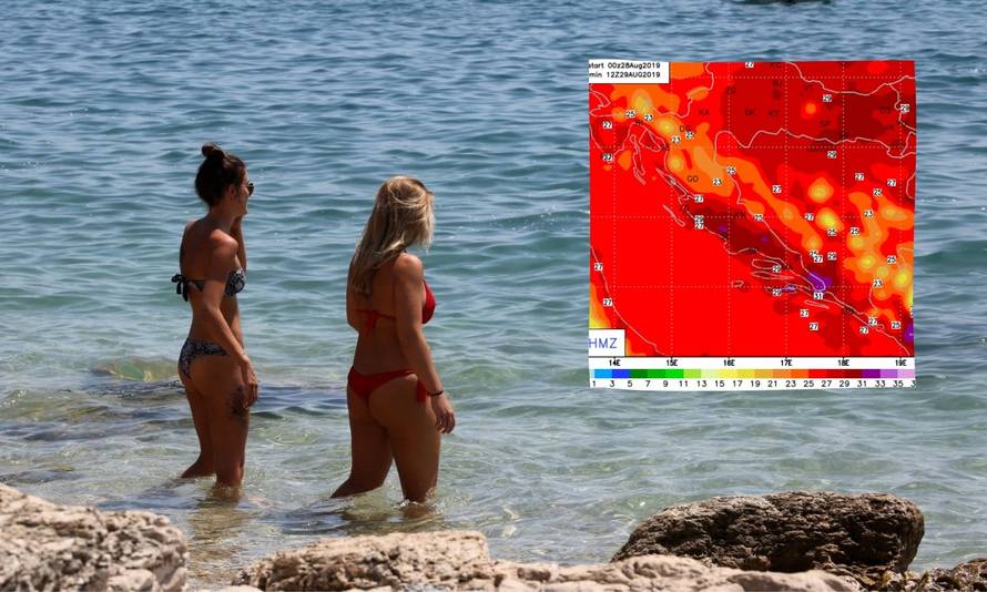 Ljeto ne popušta: Sve do kraja tjedna bit će vruće i sparno