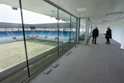 Osijek: Obilazak novog nogometnog stadiona pred samo otvorenje
