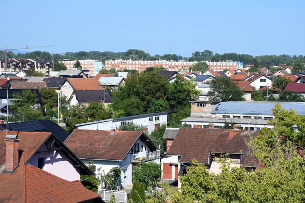 Sisak: Panorama naselja Zeleni brijeg