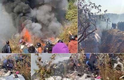 FOTO/VIDEO: Pao zrakoplov u Nepalu sa 72 putnika, najmanje 40 mrtvih, još izvlače tijela