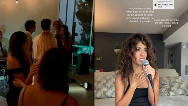 VIDEO Uništila svadbu: Pozvali je da pjeva na vjenčanju bivšeg i žene s kojom ju je varao