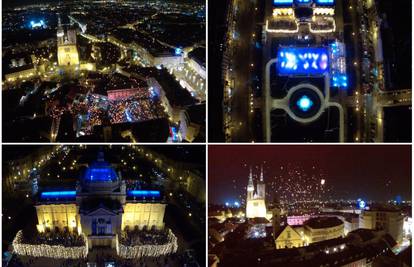 Ekskluzivno: Spektakularni Advent u Zagrebu - iz zraka!