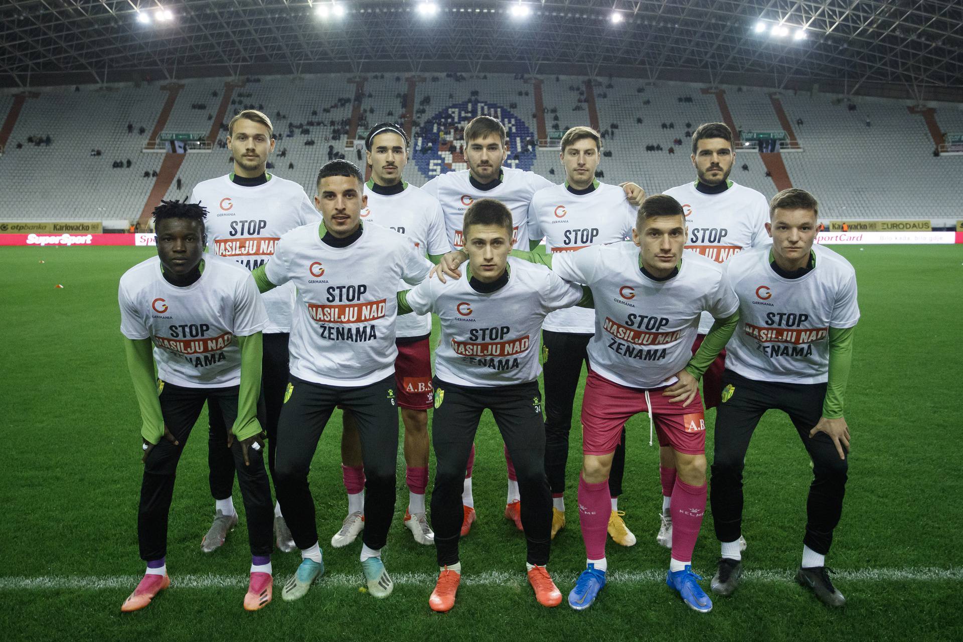 NogometašI Istre podržali Germanijinu kampanju “Stop nasilju nad ženama”