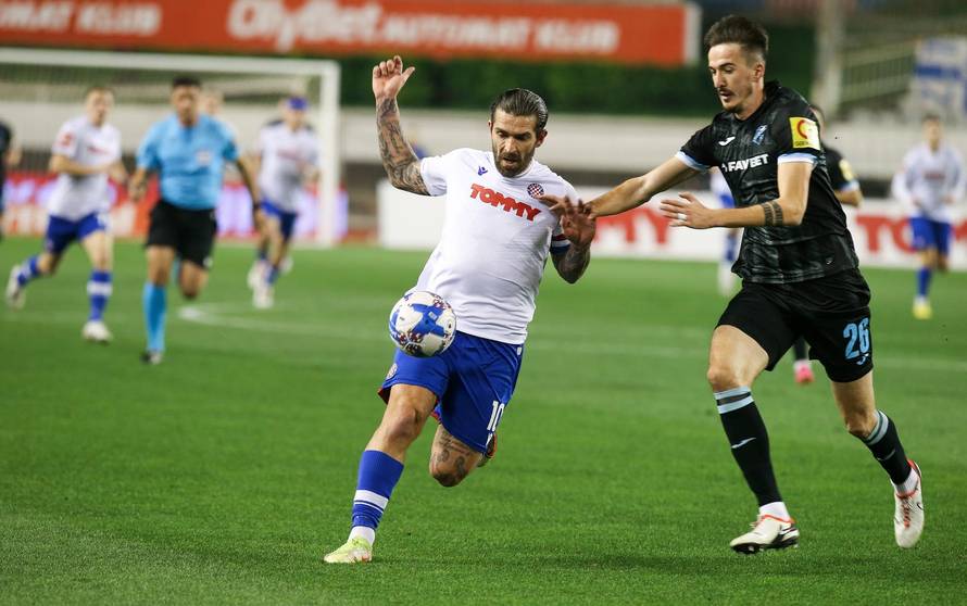 Split: Hajduk i Rijeka susreli se u utakmici 20. kola HNL-a 