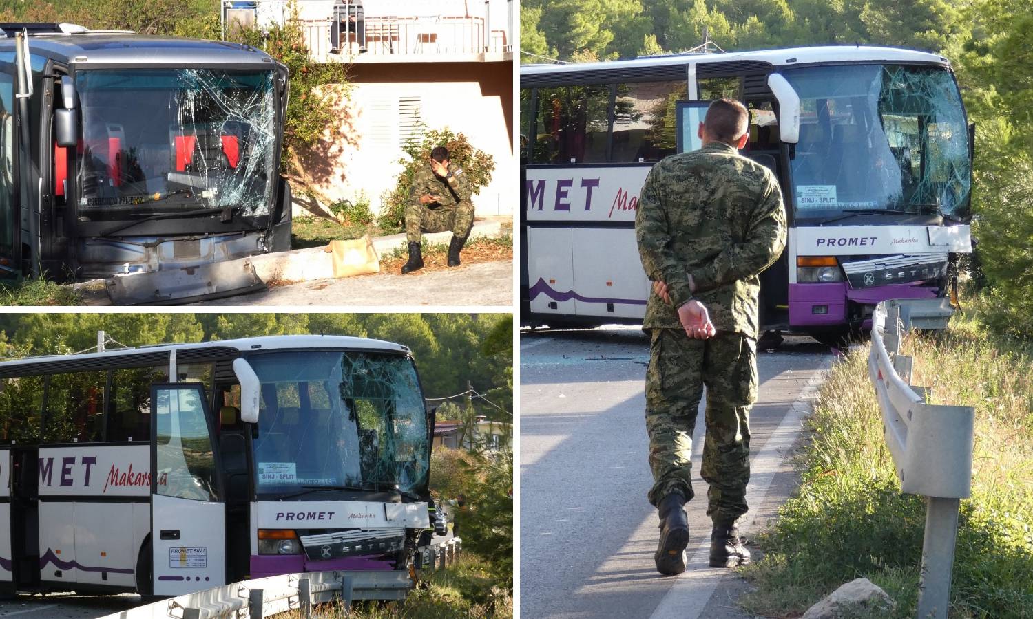 Sudarila se dva busa i auto, 14 ozlijeđenih, žena je preminula...