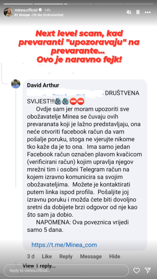 Minea postala žrtva internet prevaranata: 'Ovo je sve laž!'