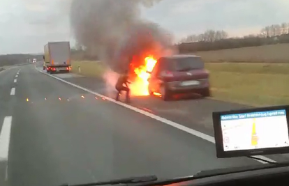 Vozač aparatom gasio požar: 'Neka je on izvukao živu glavu'