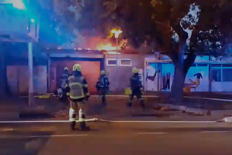 Evo kako su vatrogasci spašavali skladište u Zagrebu