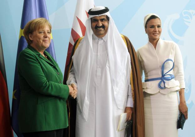 Emir of Qatar on visit to Berlin