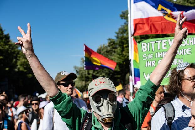 Demonstration against corona measures in Berlin