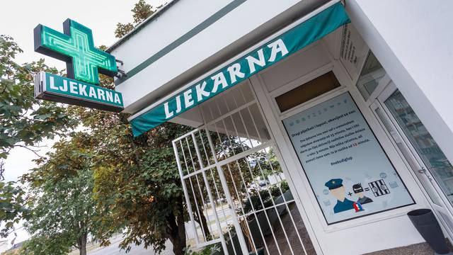 Zagreb: Na ljekarni postavljena poruka za razbojnike