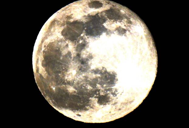 Pun mjesec iznad Šibenika