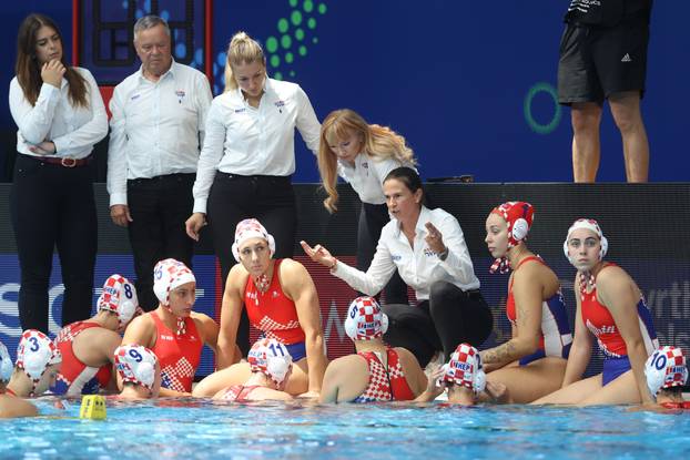 Svjetsko prvenstvo u vodenim sportovima - Singapur 2025. Vaterpolo,, žene, Hrvatska - Grčka
