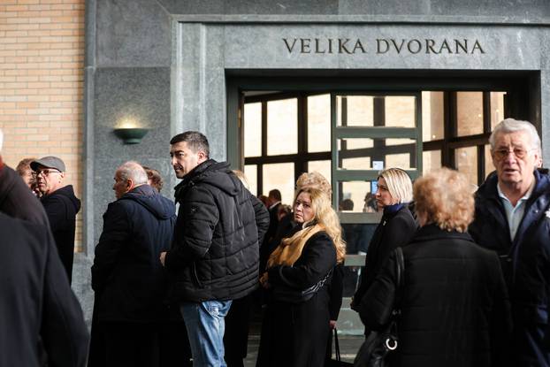 Zagreb: Sprovod glazbenika Ćire Gašparca