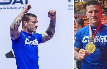 Zadranin ispisao povijest u jiu jitsi: 'Radim u tattoo studiju i svjetski sam prvak. Ne stajem'