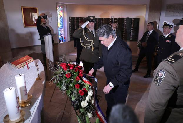 Split: Nakon polaganja vijenca u kapelici, Milanović, sudjelovao na prisezi vojnih novaka
