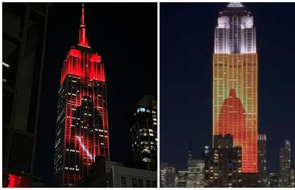 VIDEO Kakva gesta! Na Empire State Buildingu osvanuo Darth Vader u čast pokojnom glumcu