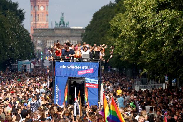 Christopher Street Day (CSD) LGBTQ+ Pride march, in Berlin