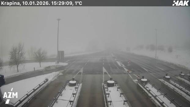 FOTO Pogledajte situaciju na autocestama: Snijeg još pada, stvara se poledica, ima i magle