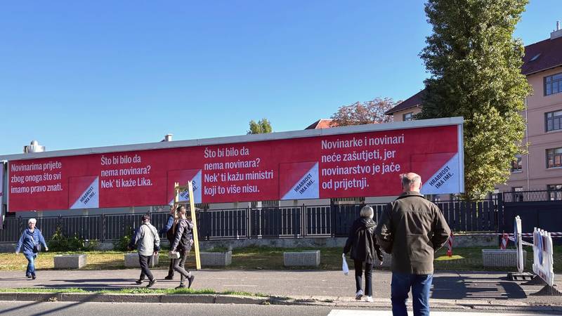 HND i SNH plakatima upozoravaju na važnost novinara i novinarstva