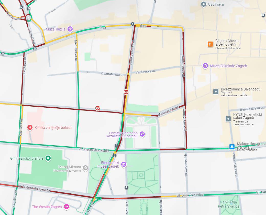 Teška nesreća u Zagrebu: Troje ozlijeđenih, sve stoji u centru